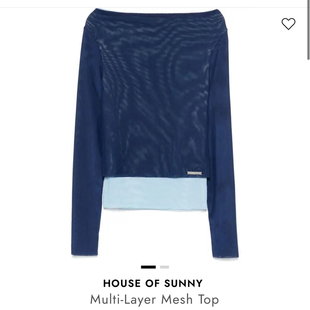 HOUSE OF SUNNY MESH TOP